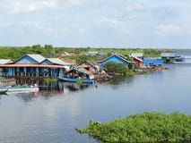 Around Tonle Sap Royalty Free Stock Image