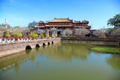 Forbidden city Hue, Vietnam Stock Images