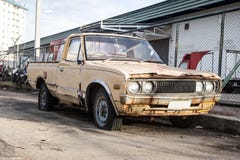 Old cars for scrap. Stock Photos