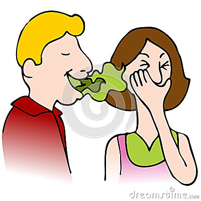 Bad Breath Royalty Free Stock Photography