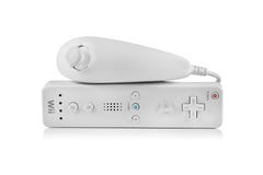 Nintendo Wii Nunchuk and controller Stock Images